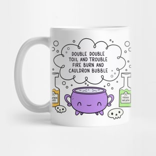 Spooky Cute Witches Cauldron Mug